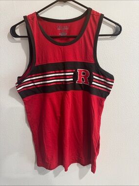 Champion Rutgers Jersey Tank Top size Small